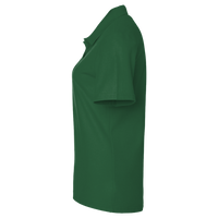 Devon & Jones Women's CrownLux Performance® Plaited Polo, Forest, Left Sleeve view