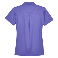 Devon & Jones Women's CrownLux Performance® Plaited Polo, Grape, Back view