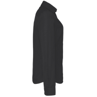 Devon & Jones Women's Perfect Fit™ Three-Quarter Sleeve Stretch Poplin Dress Shirt, Black, Right Sleeve view