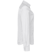 Devon & Jones Women's Perfect Fit™ Three-Quarter Sleeve Stretch Poplin Dress Shirt, White, Right Sleeve view