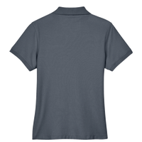 Devon & Jones Women's Pima Piqué Polo, Graphite, Back view