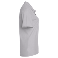Devon & Jones Women's Pima Piqué Polo, Grey Heather, Right Sleeve view