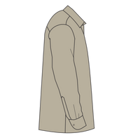 Dickies Men's Industrial Long Sleeve Work Shirt, Desert Sand, Right Sleeve view