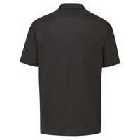 Dickies Men's Industrial Short Sleeve Work Shirt, Black, Back view