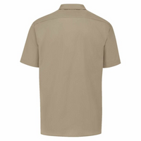 Dickies Men's Industrial Short Sleeve Work Shirt, Desert Sand, Back view