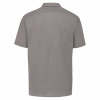 Dickies Men's Industrial Short Sleeve Work Shirt, Graphite Grey, Back view