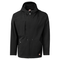 Dickies Men's Protect Hooded Jacket, Black, Front view