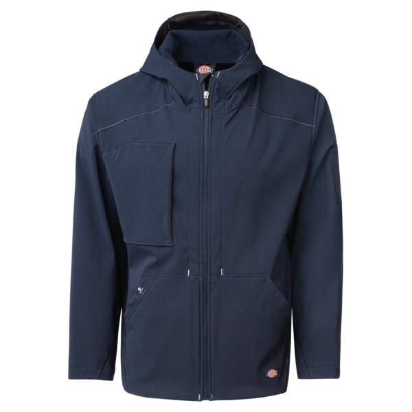 Dickies Men's Protect Hooded Jacket, Dark Navy, Front view