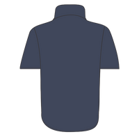 Dickies Men's Short Sleeve Work Shirt, Dark Navy, Back view