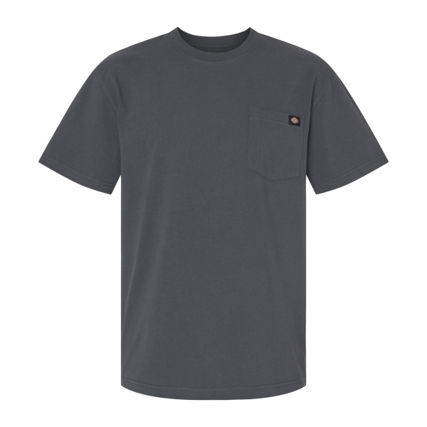 Dickies Men's Traditional Heavyweight T-Shirt, Charcoal, Front view