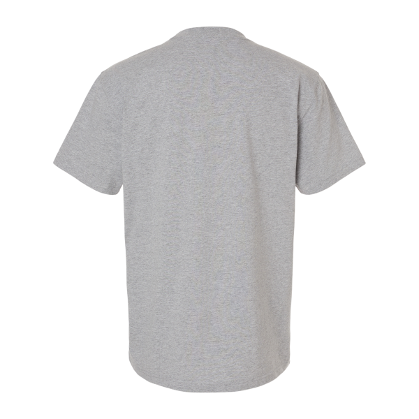 Dickies Men's Traditional Heavyweight T-Shirt, Heather Grey, Back view