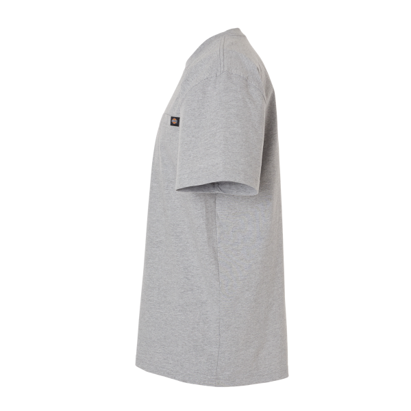 Dickies Men's Traditional Heavyweight T-Shirt, Heather Grey, Left Sleeve view