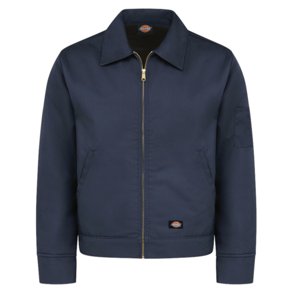 Dickies Unisex Insulated Industrial Eisenhower Jacket, Dark Navy, Front view