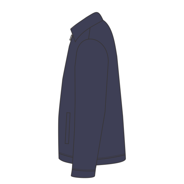 Dickies Unisex Insulated Industrial Eisenhower Jacket, Dark Navy, Left Sleeve view