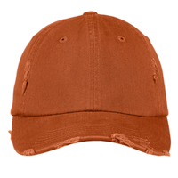 District Distressed Cap, Burnt Orange, Front view