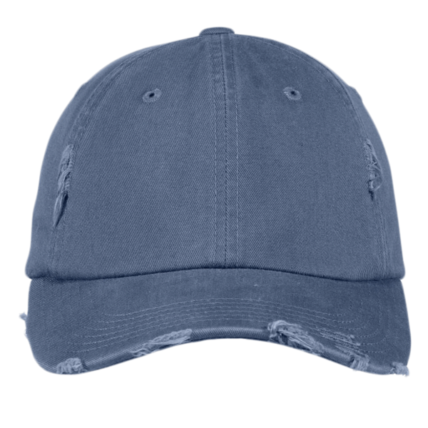District Distressed Cap, Scotland Blue, Front view