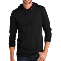 District Featherweight French Terry Hoodie, Black, Front view