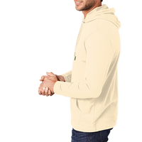 District Featherweight French Terry Hoodie, Gardenia, Left Sleeve view