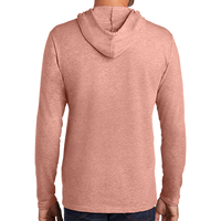 District Featherweight French Terry Hoodie, Nostalgia Rose Heather, Back view