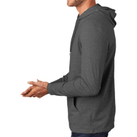 District Featherweight French Terry Hoodie, Washed Coal, Left Sleeve view