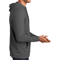 District Featherweight French Terry Hoodie, Washed Coal, Right Sleeve view