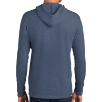 District Featherweight French Terry Hoodie, Washed Indigo, Back view