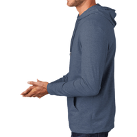 District Featherweight French Terry Hoodie, Washed Indigo, Left Sleeve view