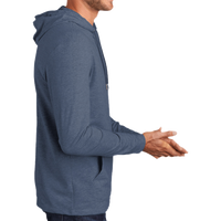 District Featherweight French Terry Hoodie, Washed Indigo, Right Sleeve view