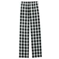 District Flannel Plaid Pant, Black / White Buffalo Check, Back view