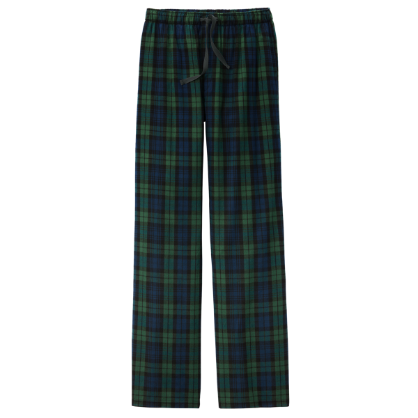 District Flannel Plaid Pant, Forest Green / Team Navy Black Watch Plaid, Front view