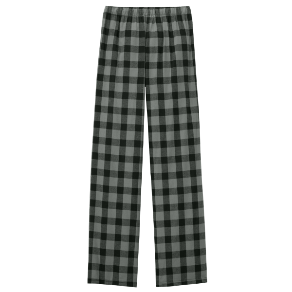 District Flannel Plaid Pant, Grey / Black Buffalo Check, Back view