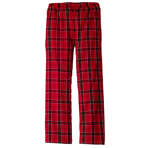 District Flannel Plaid Pant, New Red / New Red, Back view