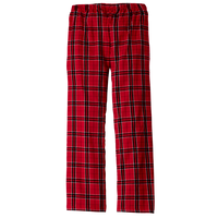 District Flannel Plaid Pant, New Red / New Red, Back view