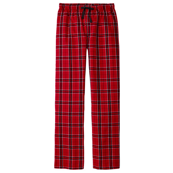 District Flannel Plaid Pant, New Red / New Red, Front view