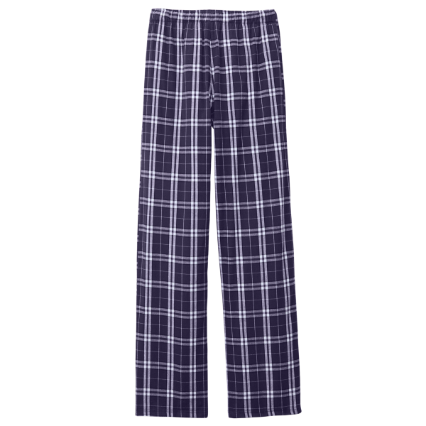 District Flannel Plaid Pant, Purple / White, Back view