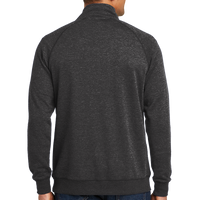District Lightweight Fleece 1/4 Zip, Heathered Black, Back view