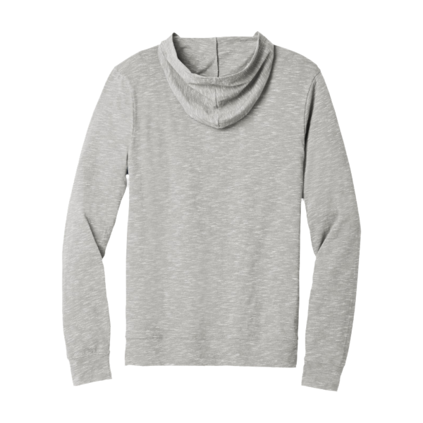 District Medal Full Zip Hoodie, Light Grey, Back view