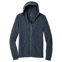 District Medal Full Zip Hoodie, New Navy, Front view