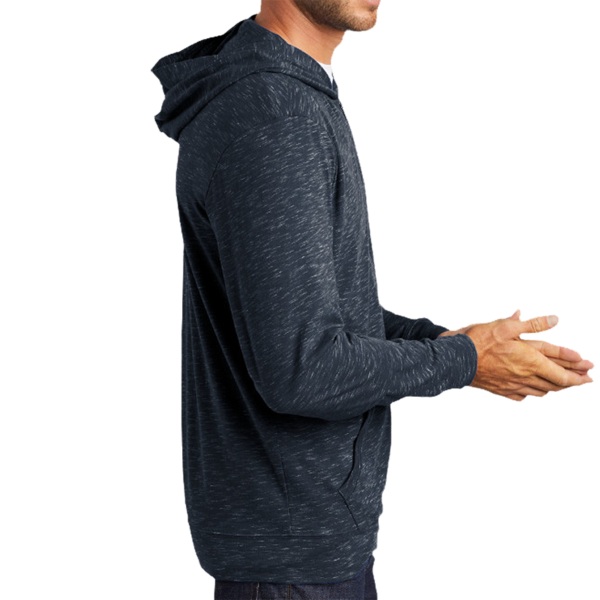 District Medal Full Zip Hoodie, New Navy, Right Sleeve view