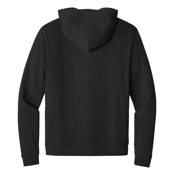District Perfect Tri ® Fleece Full Zip Hoodie, Black, Back view