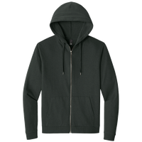 District Perfect Tri ® Fleece Full Zip Hoodie, Deepest Grey, Front view