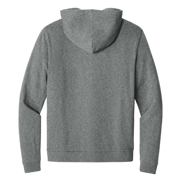 District Perfect Tri ® Fleece Full Zip Hoodie, Grey Frost, Back view