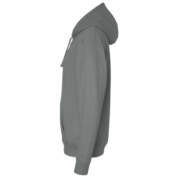 District Perfect Tri ® Fleece Full Zip Hoodie, Grey Frost, Left Sleeve view