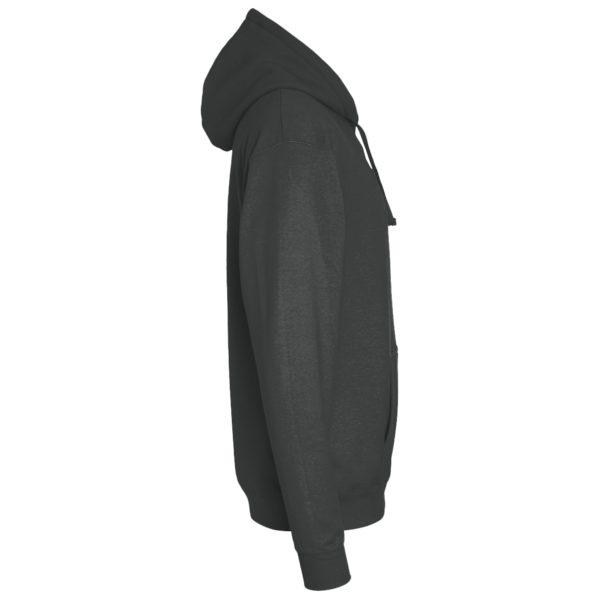 District Perfect Tri ® Fleece Full Zip Hoodie, Heathered Charcoal, Right Sleeve view