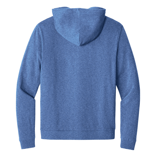 District Perfect Tri ® Fleece Full Zip Hoodie, Royal Frost, Back view