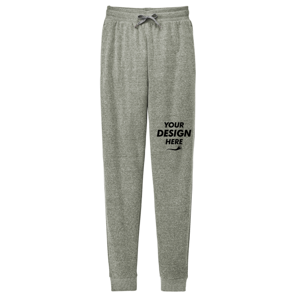 District Perfect Tri ® Fleece Jogger, Grey Frost, Front view, Mockup