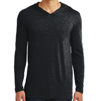 District Perfect Tri ® Long Sleeve Hoodie, Black, Front view