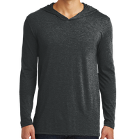 District Perfect Tri ® Long Sleeve Hoodie, Black Frost, Front view