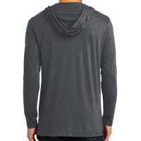 District Perfect Tri ® Long Sleeve Hoodie, Charcoal, Back view