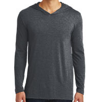 District Perfect Tri ® Long Sleeve Hoodie, Charcoal, Front view